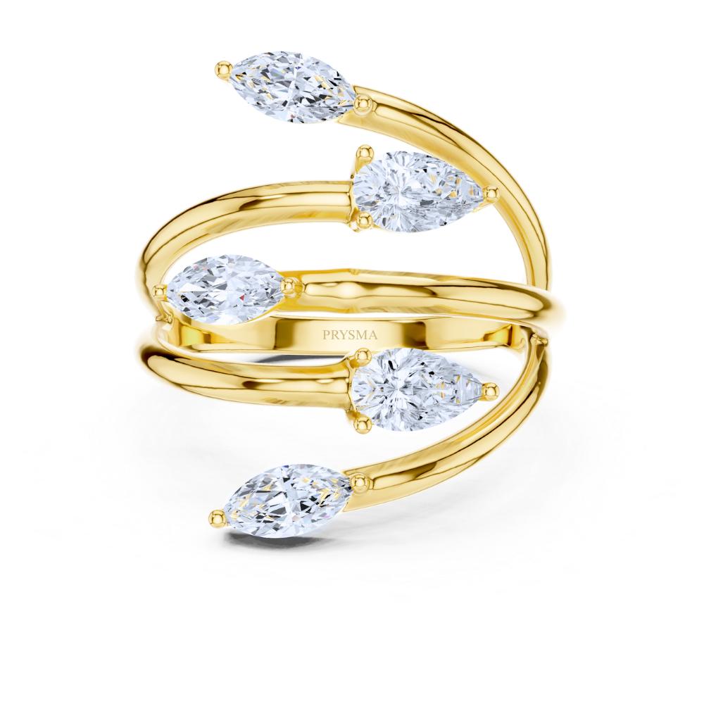 Aurora Marquise Cascade Ring