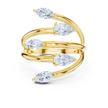 Aurora Marquise Cascade Ring