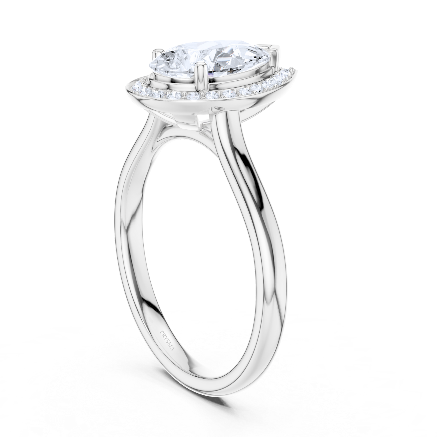 Celestial Pear-shaped Diamond Ring
