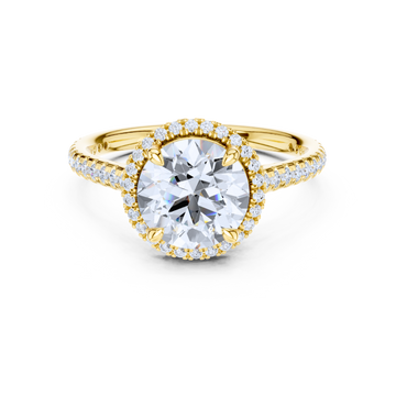 Radiant Halo Diamond Ring