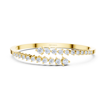 Vera Dual-Arrow Diamond Bangle