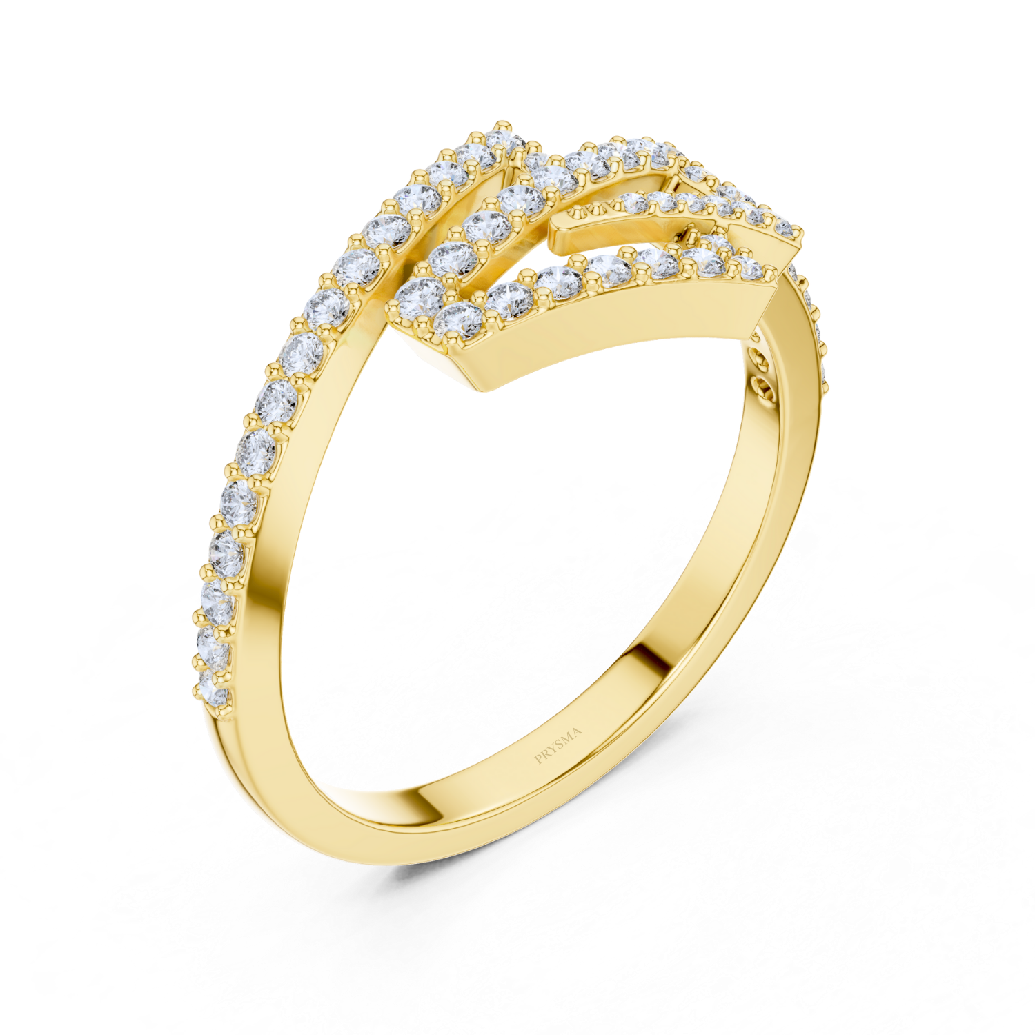 Geometric Grace Diamond Ring