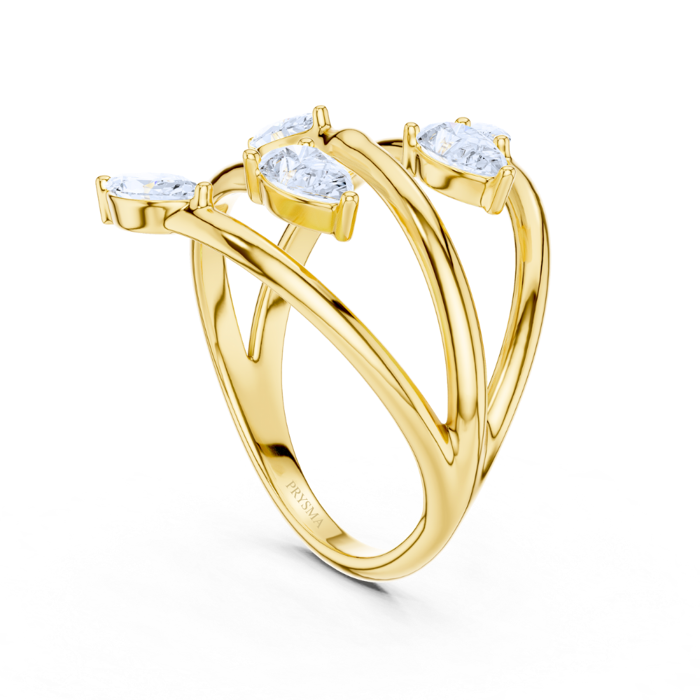 Aurora Marquise Cascade Ring