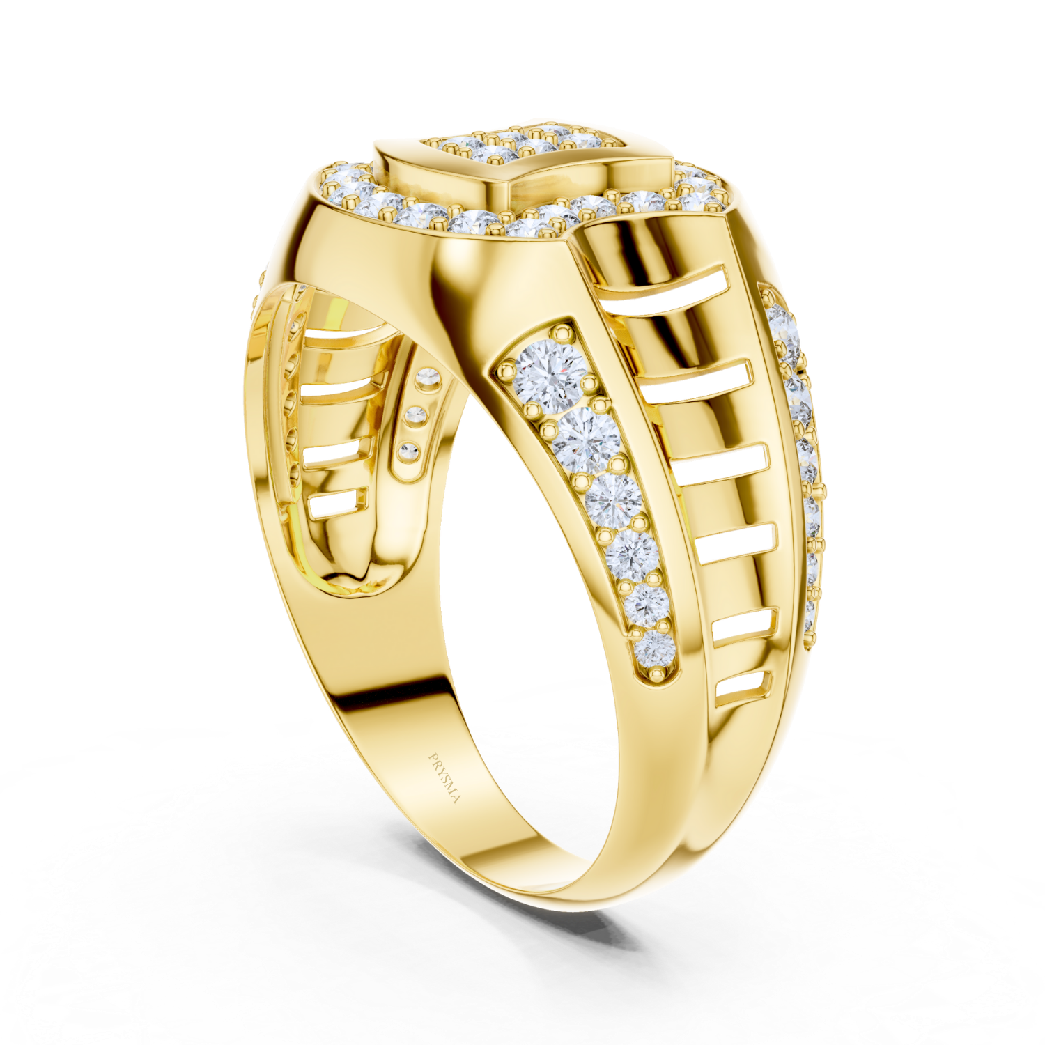 Majestic Ladder Diamond Ring