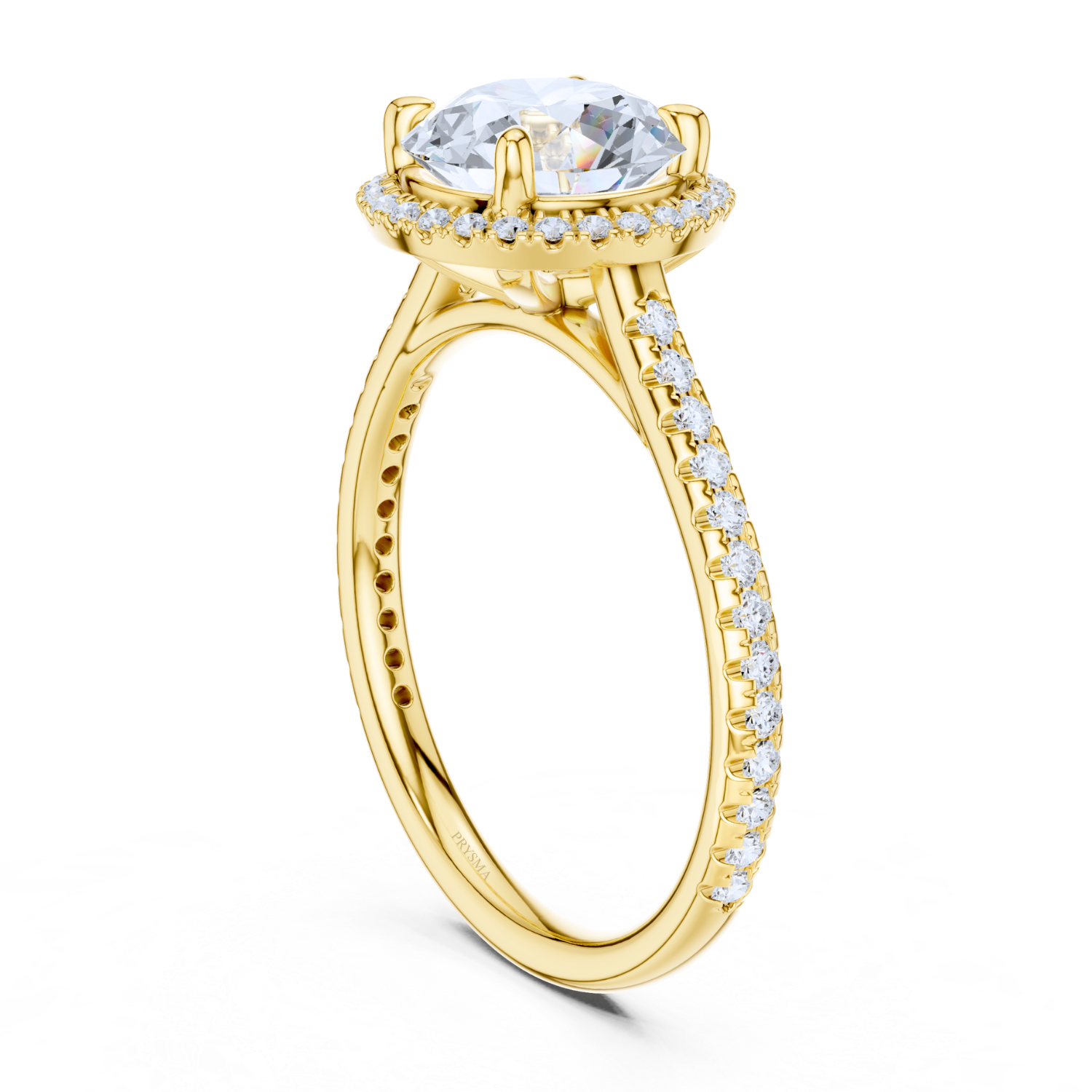 Radiant Halo Diamond Ring