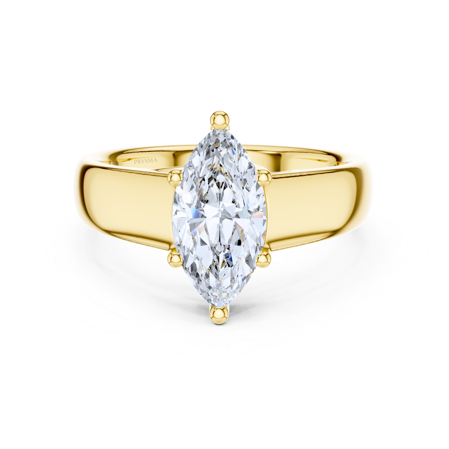 Bold Marquise-Cut Solitaire Ring