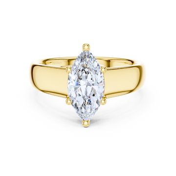 Bold Marquise-Cut Solitaire Ring