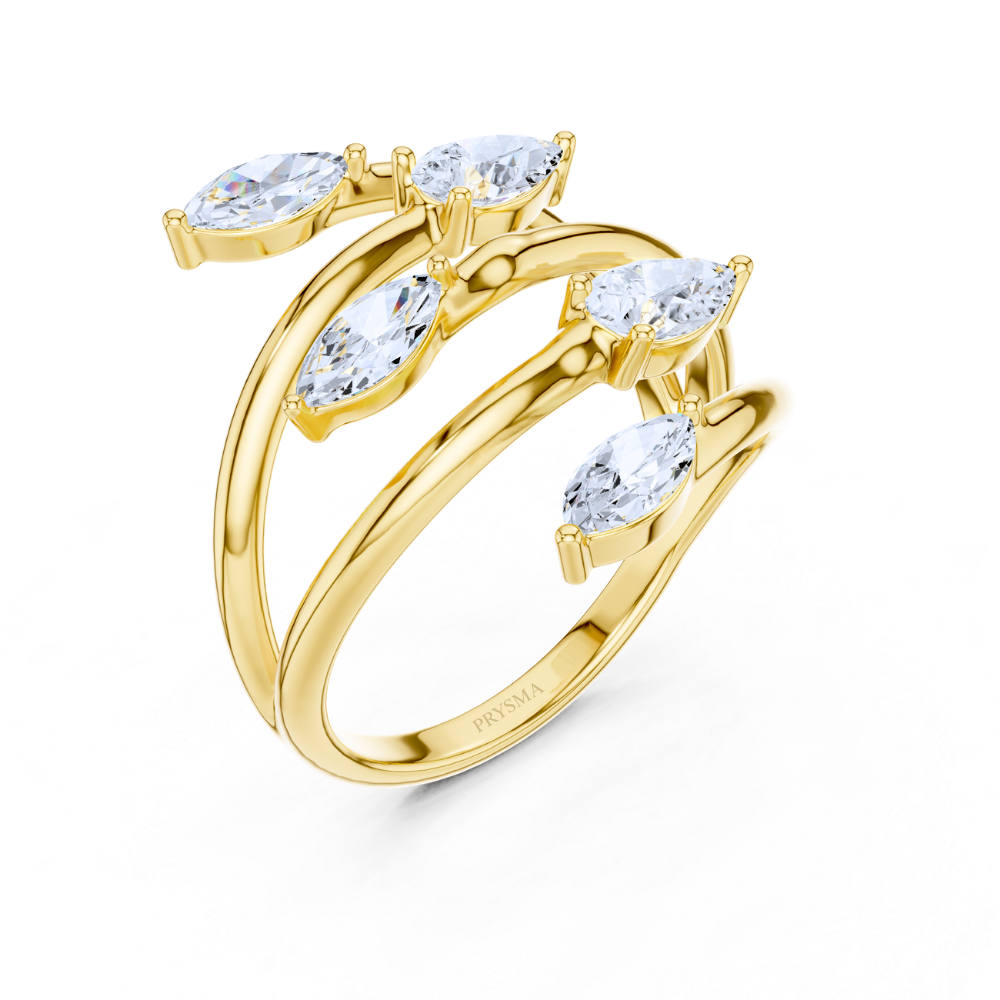 Aurora Marquise Cascade Ring