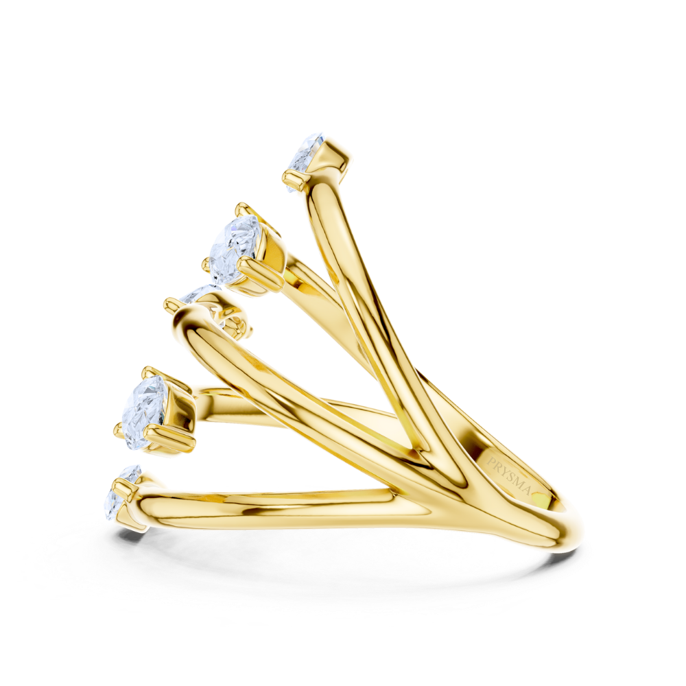 Aurora Marquise Cascade Ring