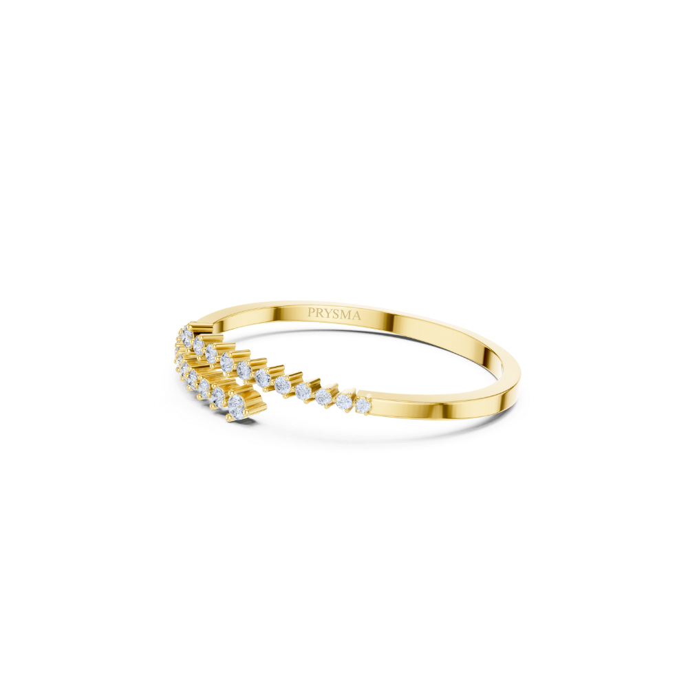 Vera Dual-Arrow Diamond Bangle