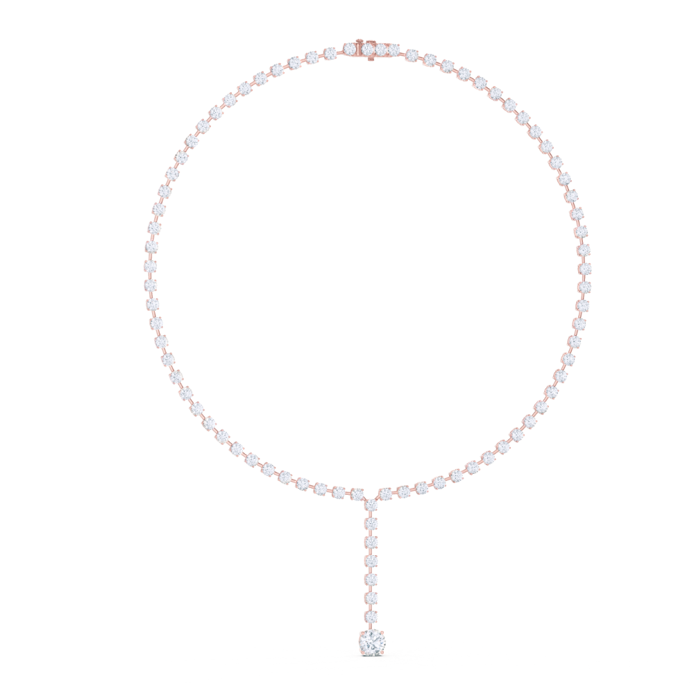 Celeste Drop Diamond Lariat