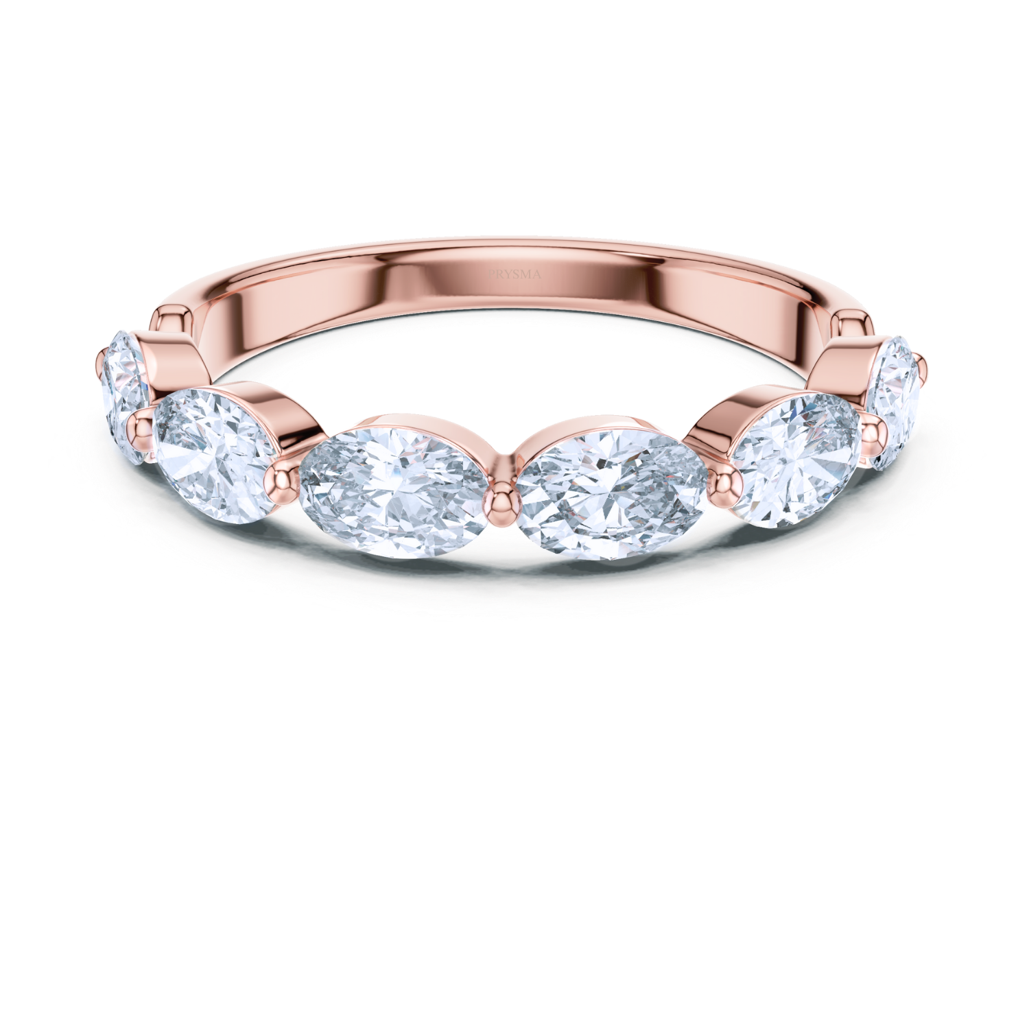 Oval Elegance Diamond Eternity Band