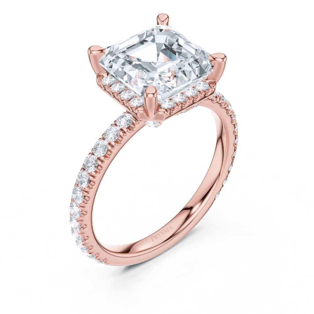 Majestic Radiance Asscher-Cut Ring