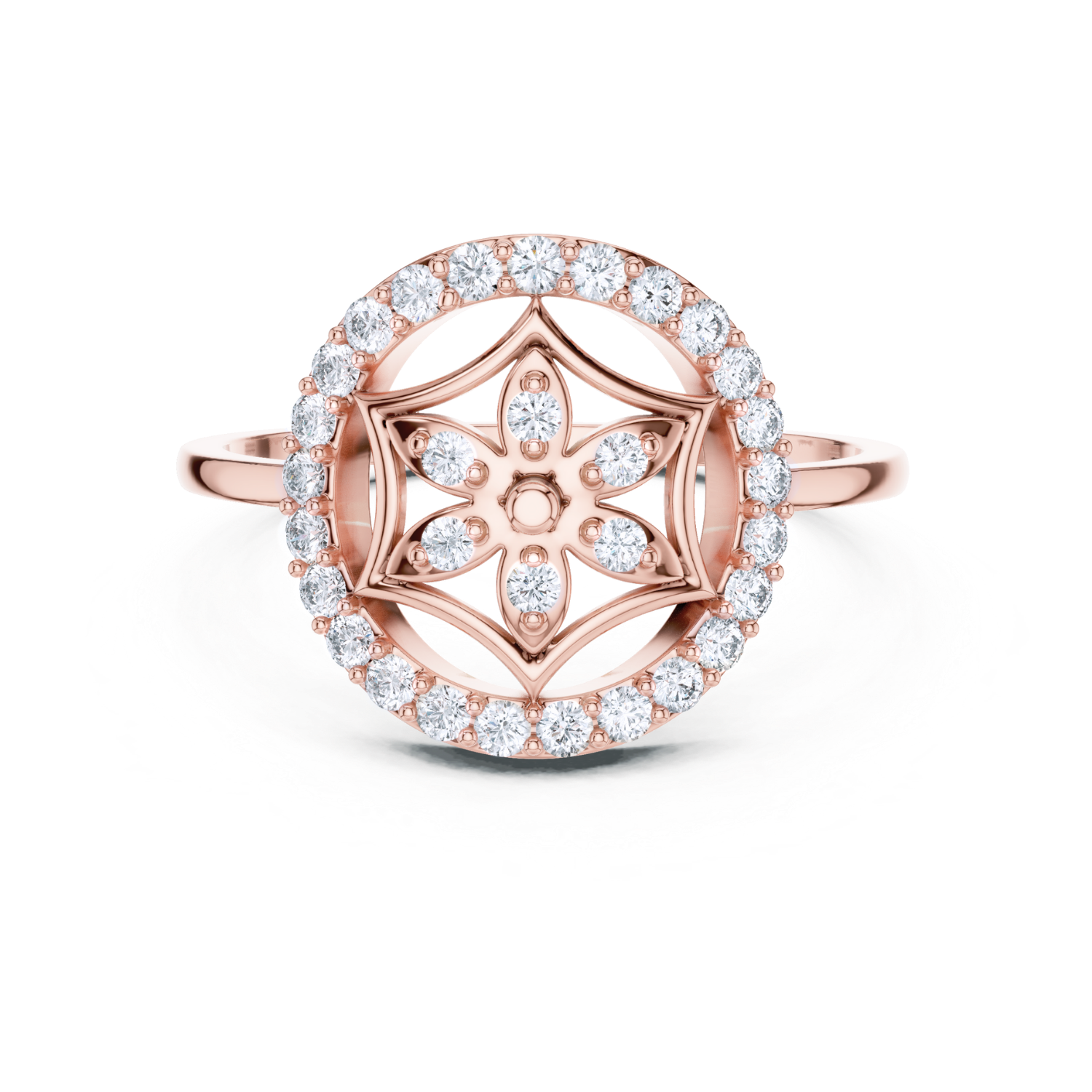Regal Heart Diamond Ring