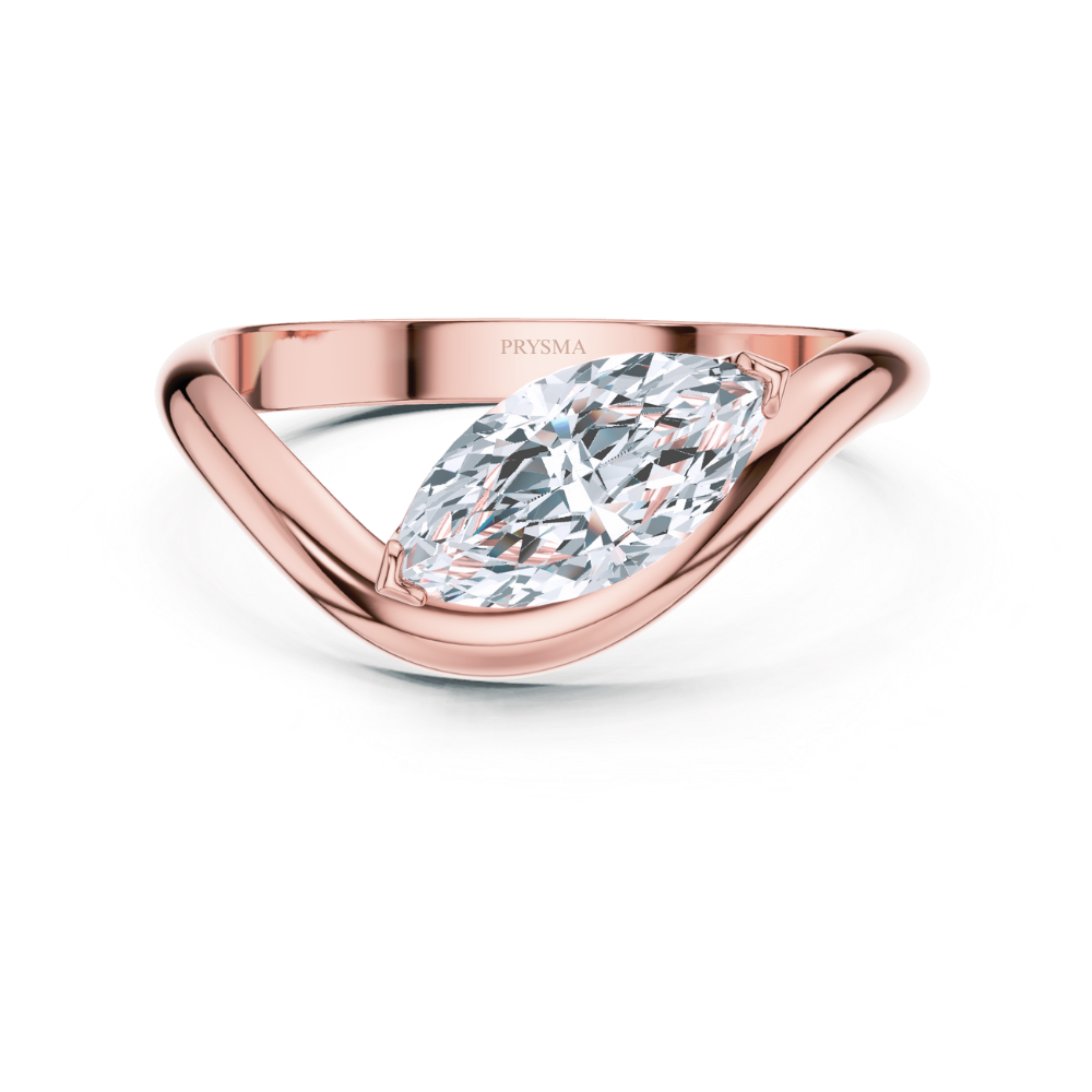 Marquise Embrace Solitaire Ring