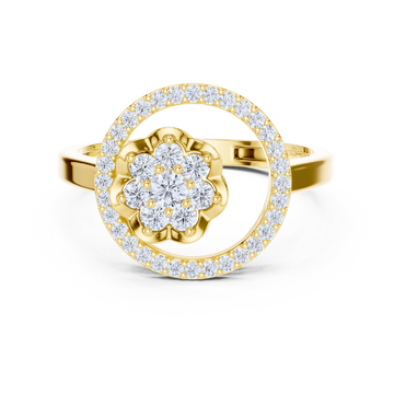 Radiance Bloom Diamond Ring
