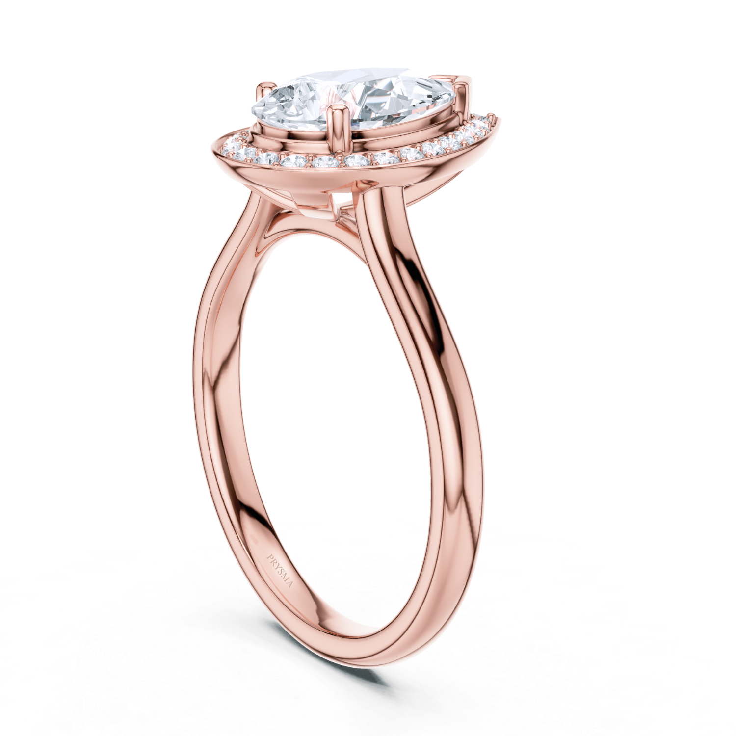Celestial Pear-shaped Diamond Ring