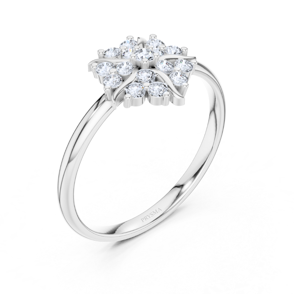 Celestia Bloom Cluster Ring