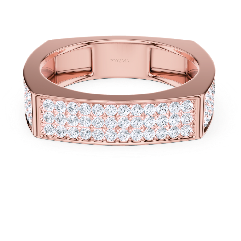 Majestic Pave Square Ring