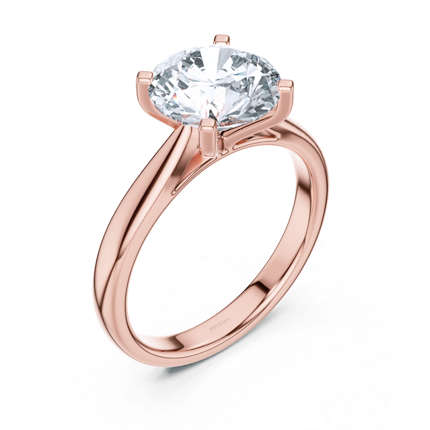 Classic Round Solitaire Diamond Ring