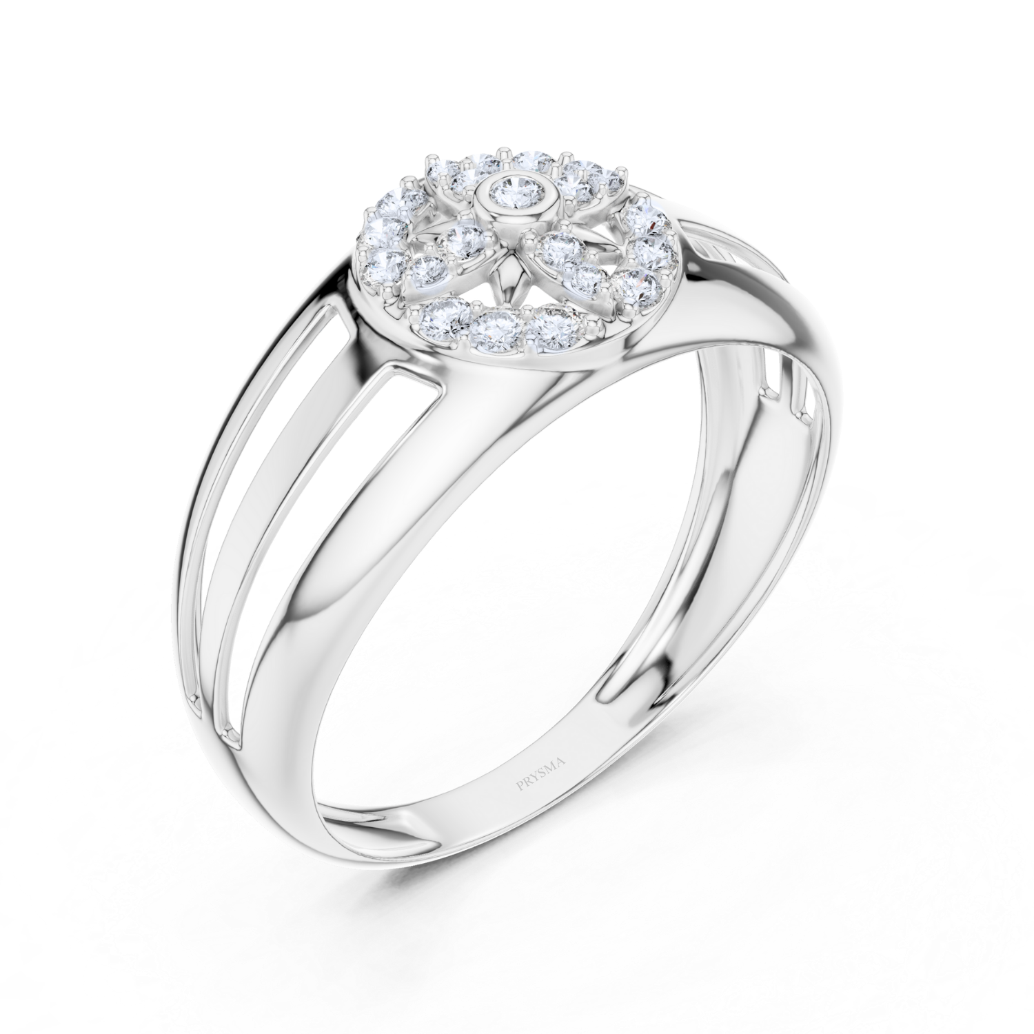 Ethereal Halo Diamond Ring