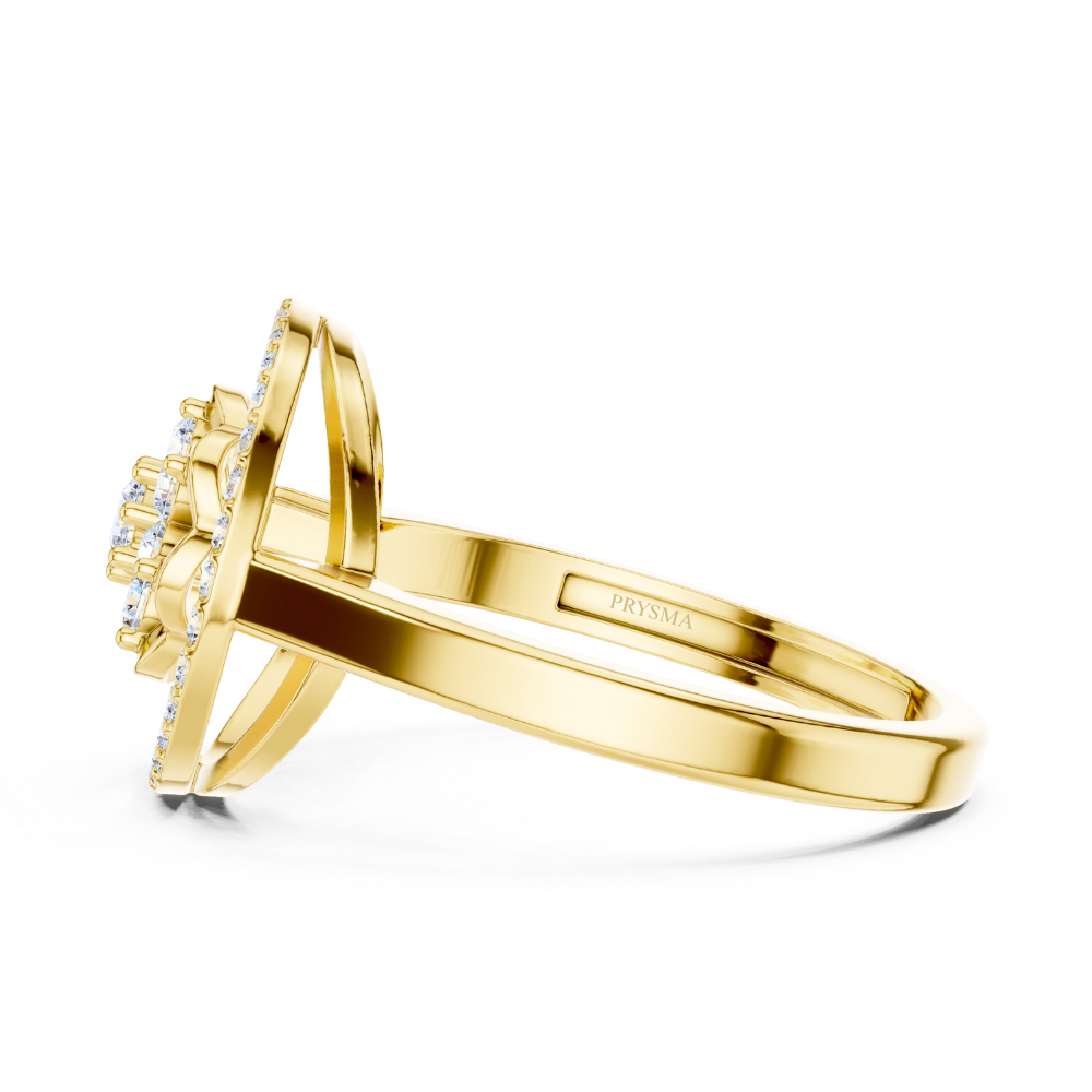 Radiance Bloom Diamond Ring