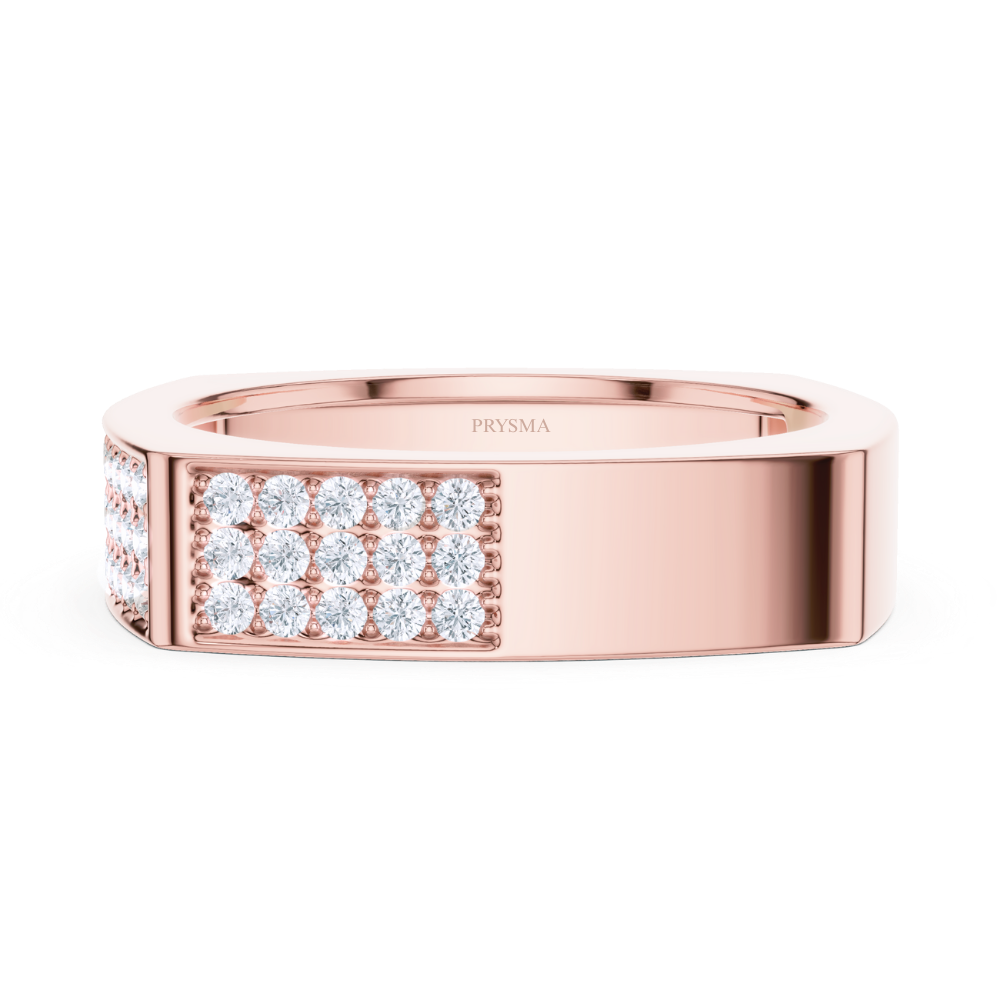 Majestic Pave Square Ring