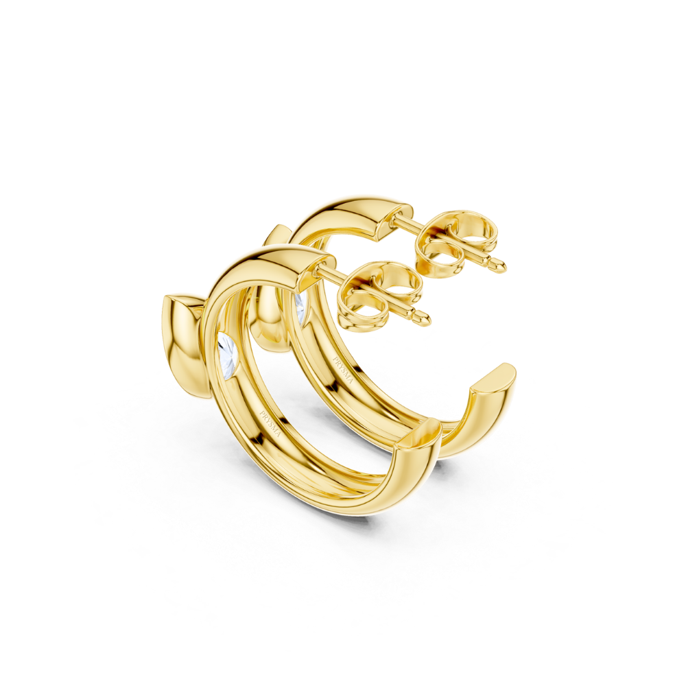 Golden Dewdrop Huggies