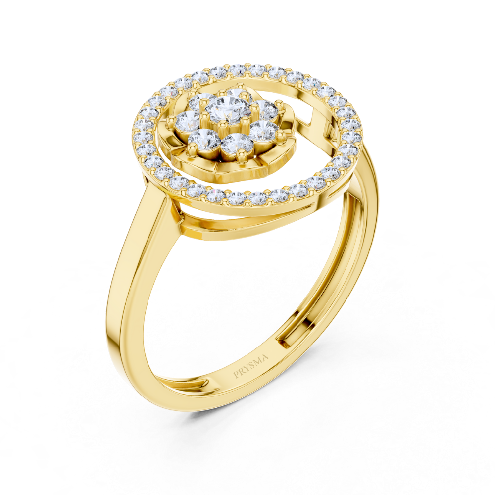 Radiance Bloom Diamond Ring