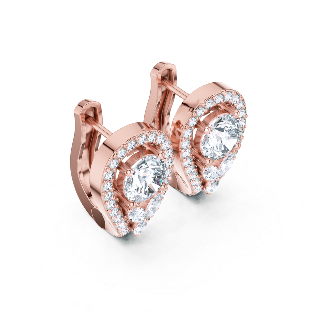 Teardrop Elegance Diamond Studs