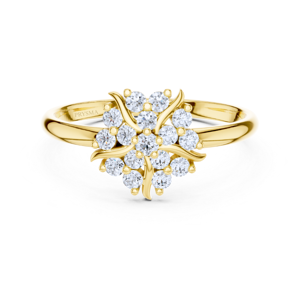 Celestia Bloom Cluster Ring