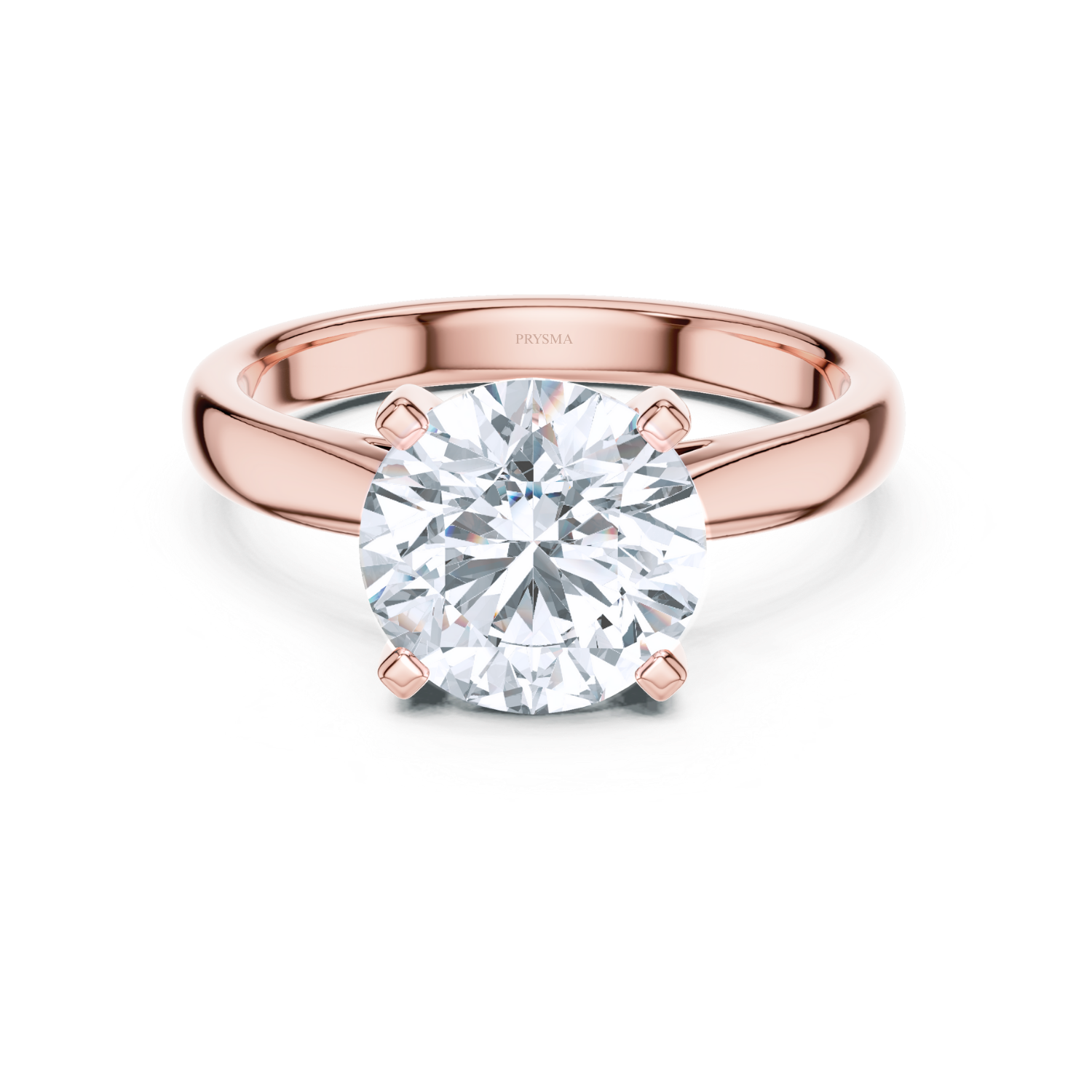Classic Round Solitaire Diamond Ring