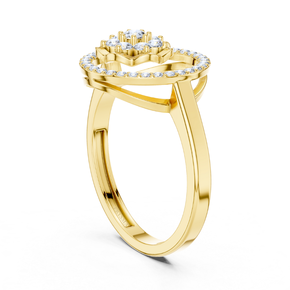 Radiance Bloom Diamond Ring