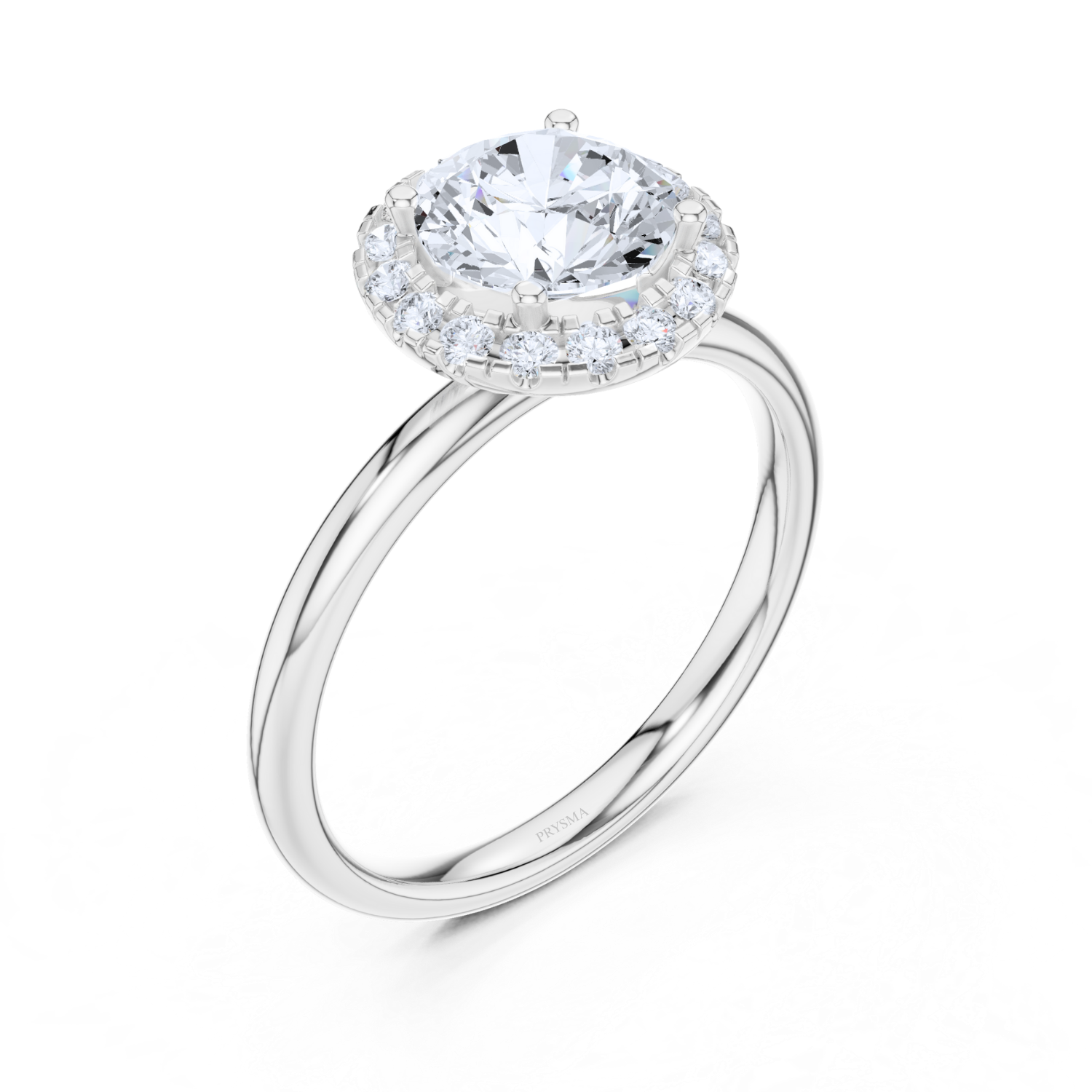 Solara Halo Diamond Ring