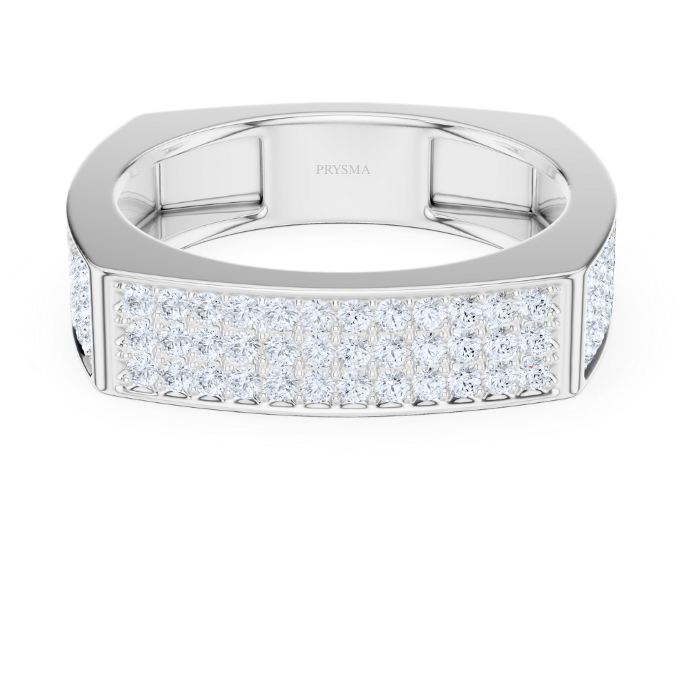 Majestic Pave Square Ring