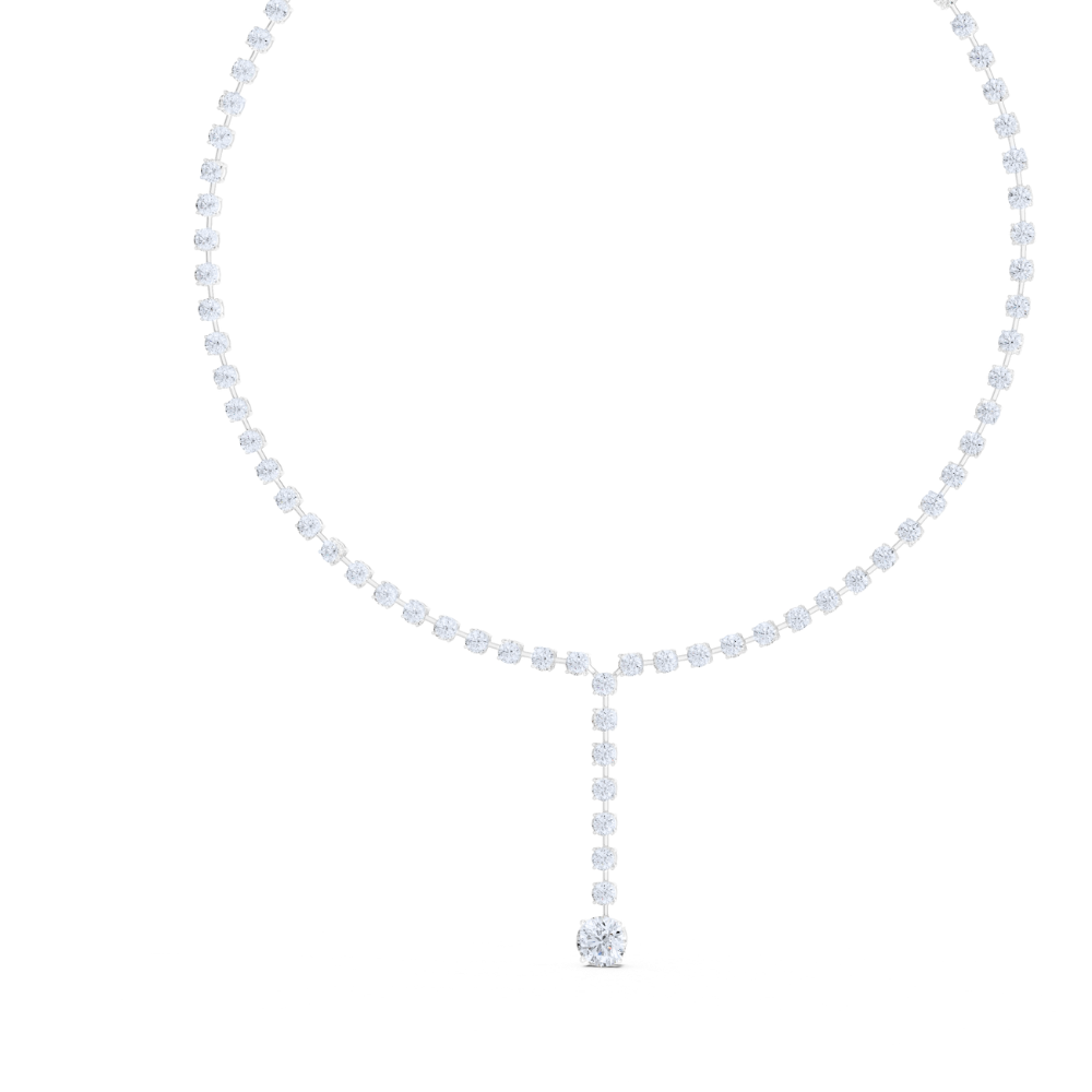 Celeste Drop Diamond Lariat