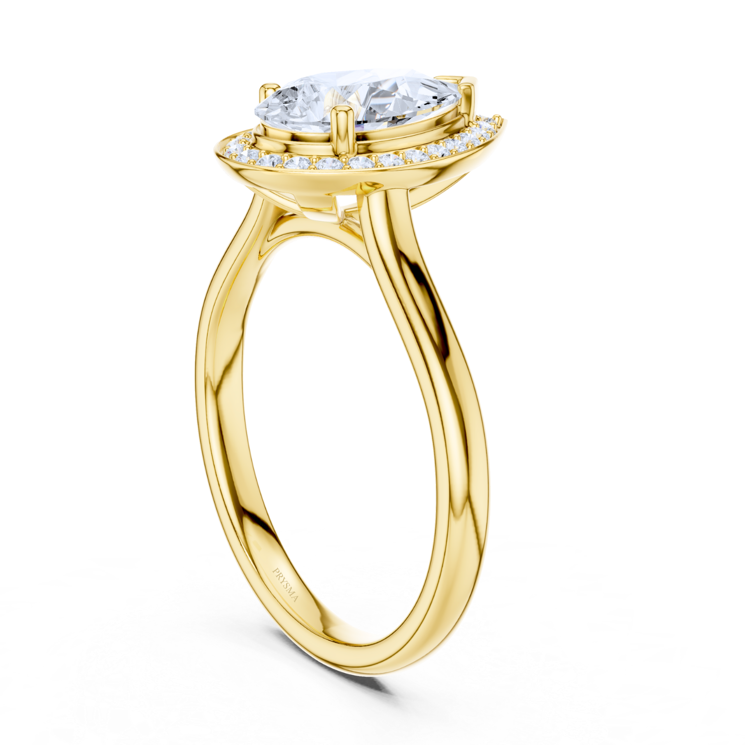 Celestial Pear-shaped Diamond Ring