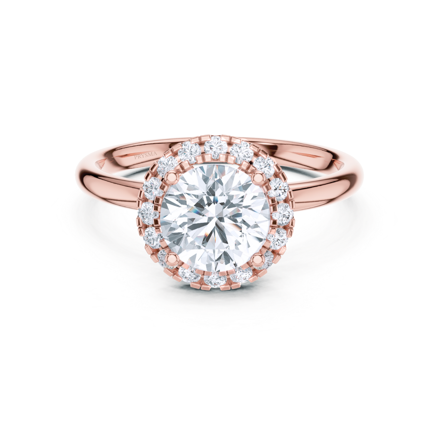Solara Halo Diamond Ring