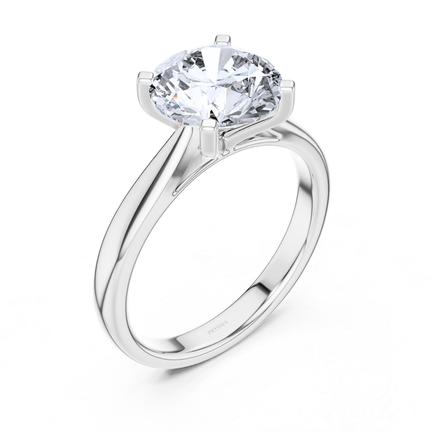 Classic Round Solitaire Diamond Ring