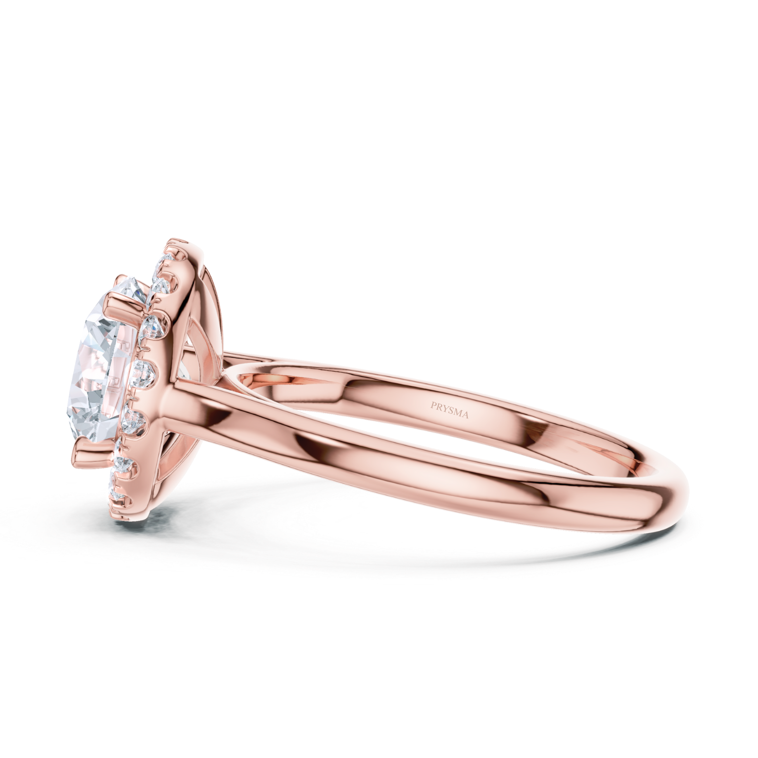 Round Halo Diamond Ring