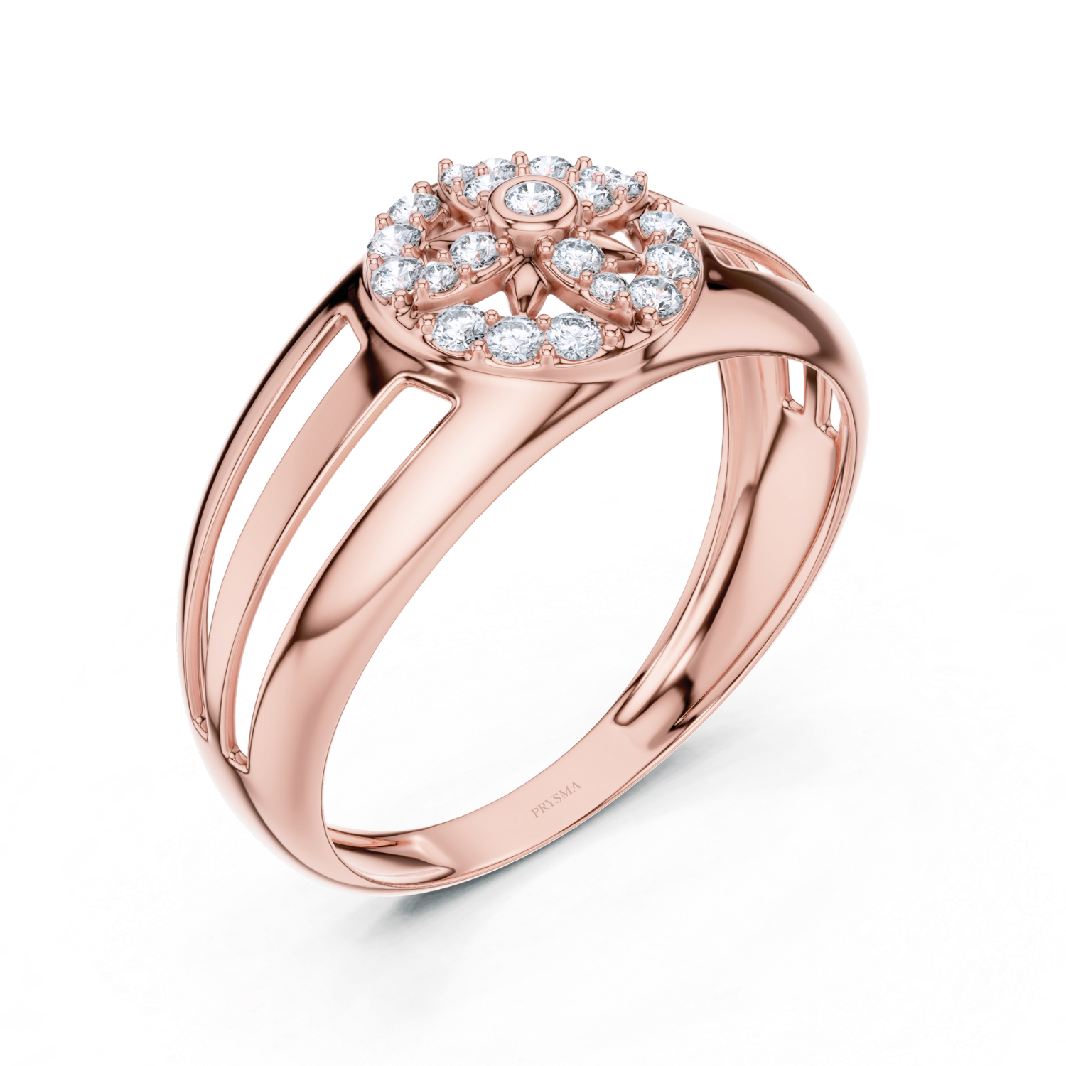 Ethereal Halo Diamond Ring