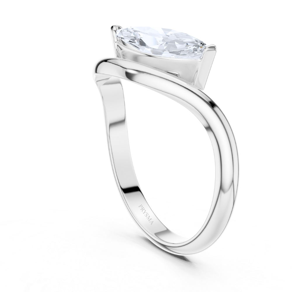 Marquise Embrace Solitaire Ring