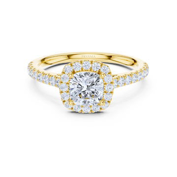 Cushion Halo Radiance Ring