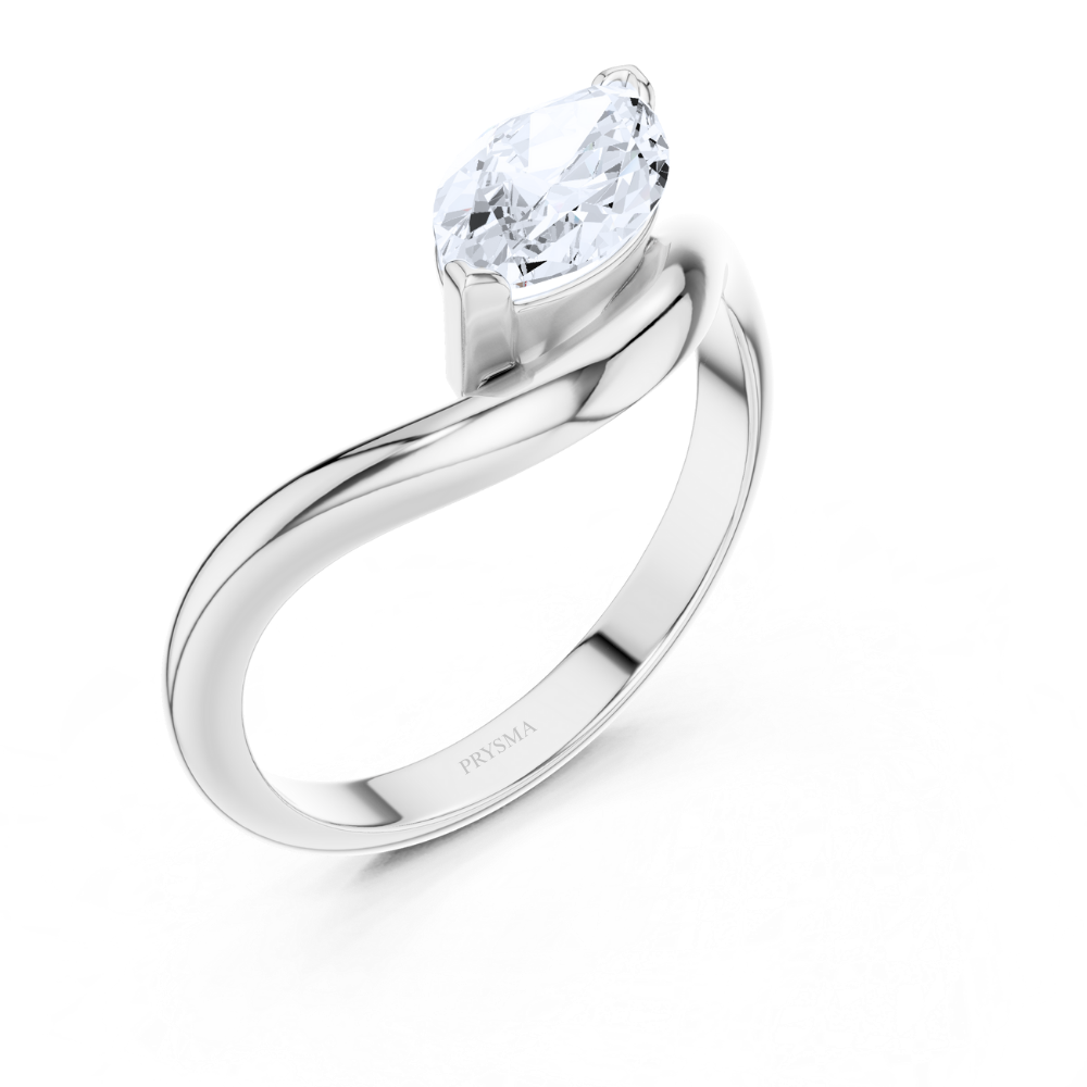 Marquise Embrace Solitaire Ring