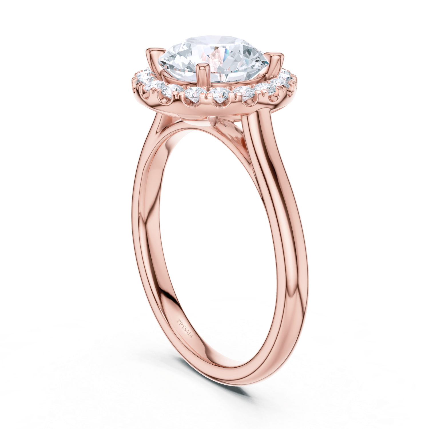 Round Halo Diamond Ring