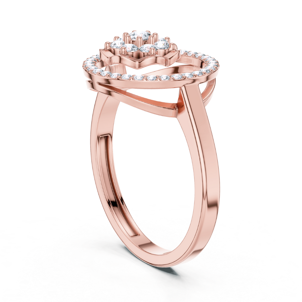 Radiance Bloom Diamond Ring