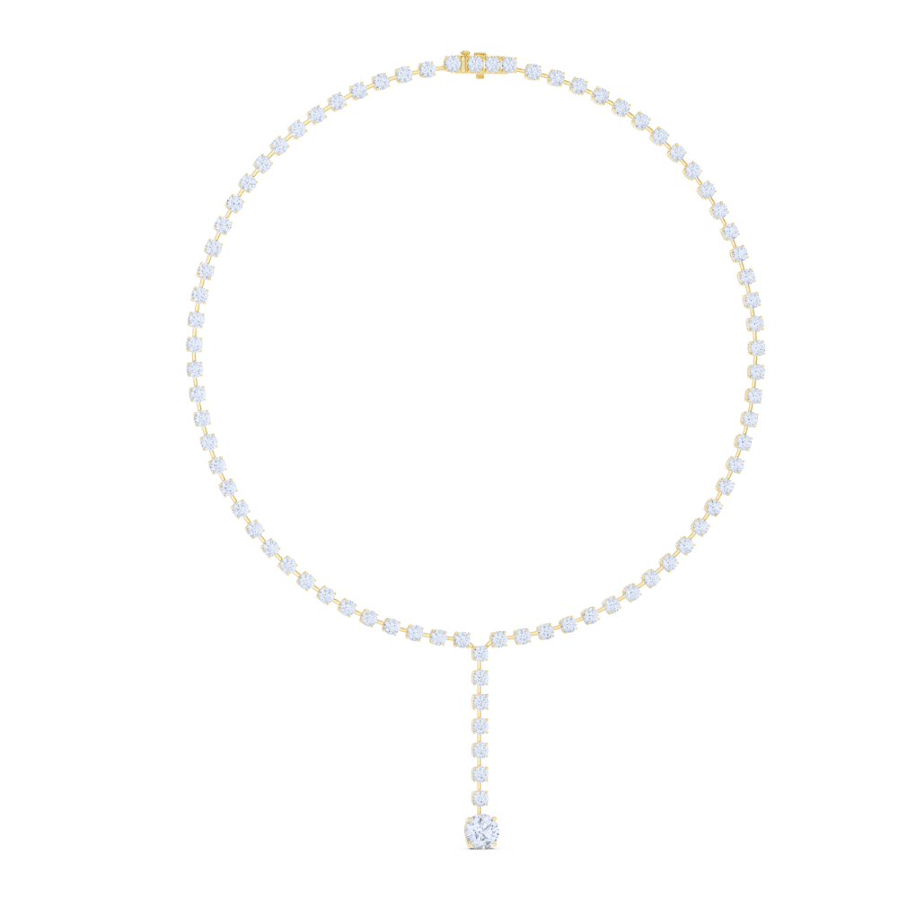 Celeste Drop Diamond Lariat