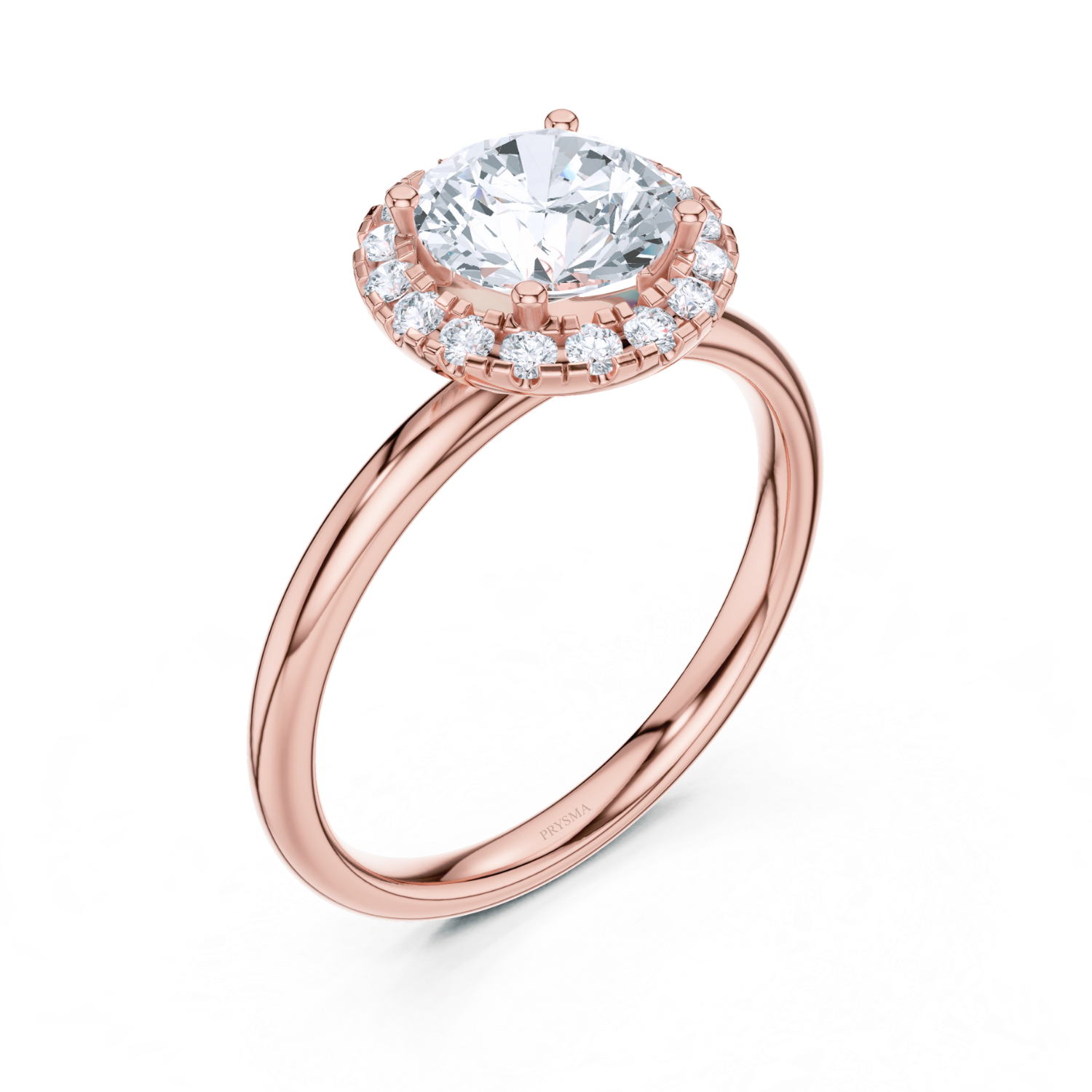 Solara Halo Diamond Ring