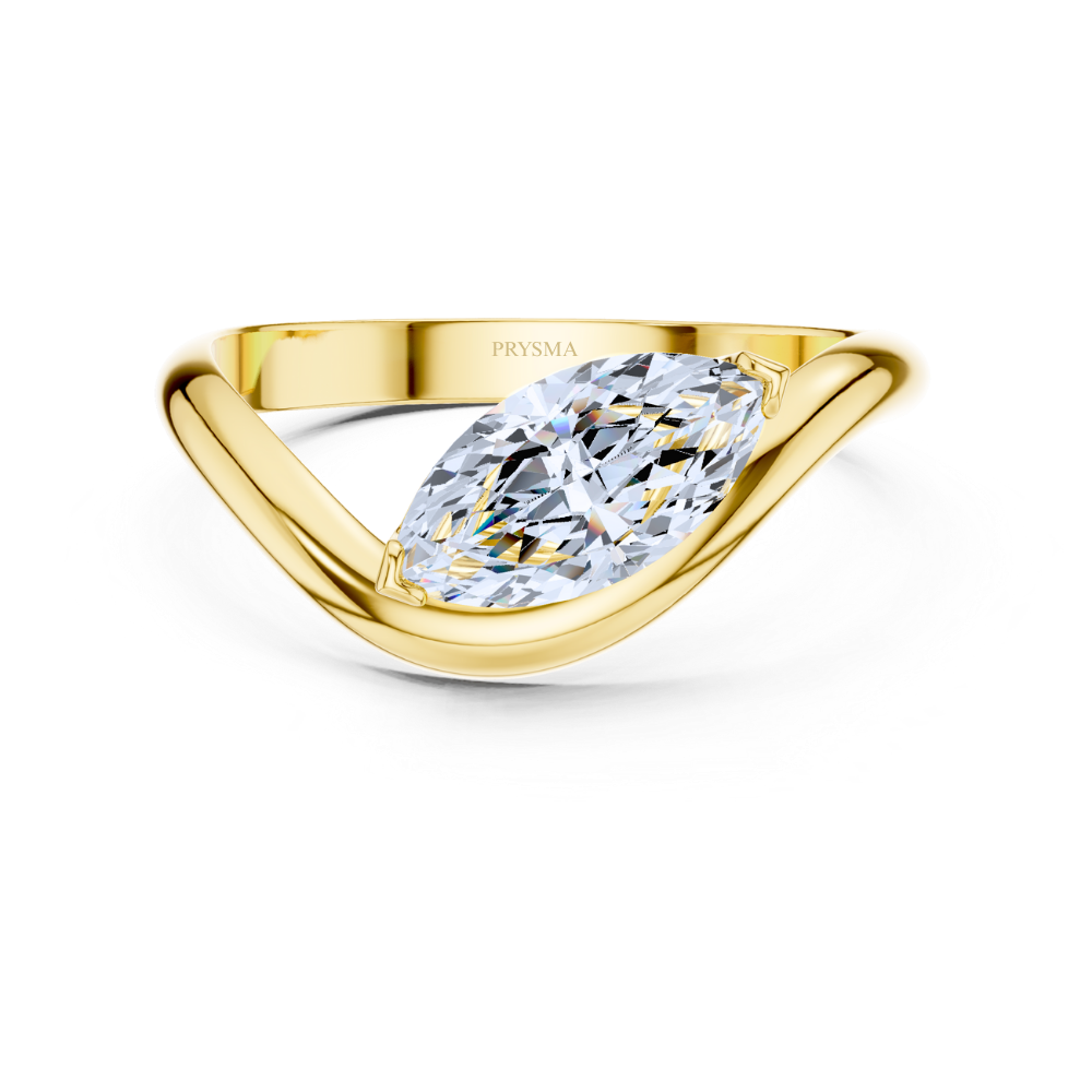 Marquise Embrace Solitaire Ring