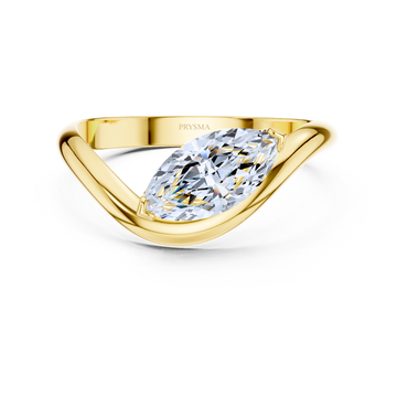 Marquise Embrace Solitaire Ring